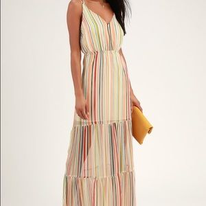 Lulu’s striped maxi dress